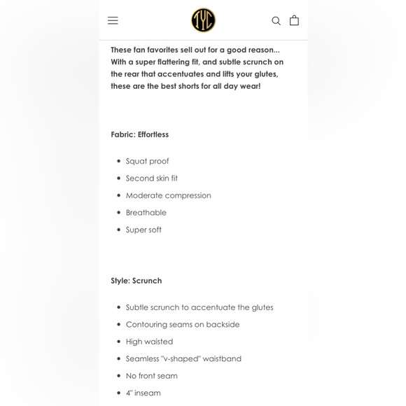 Til You Collapse Effortless Scrunch Bum Shorts Sz M - Picture 6 of 6